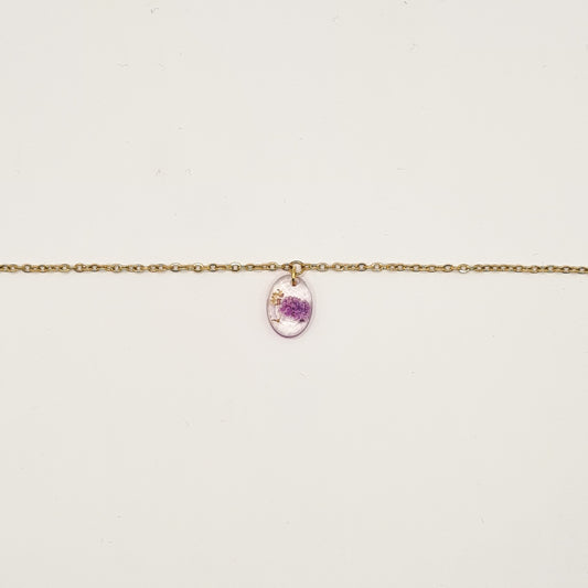 Violet Amsterdam Faceted Ellipse Bracelet