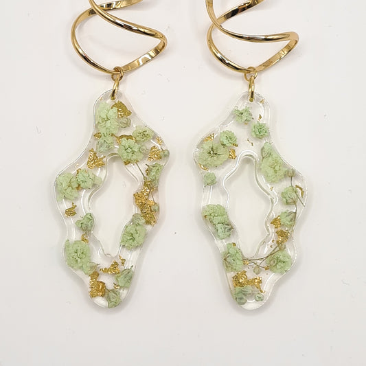 Mint Amsterdam Organic Golden Spiral Oorbellen