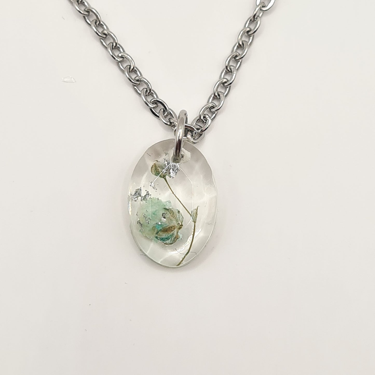 Hand Dyed Hellendoorn Faceted Ellipse Ketting