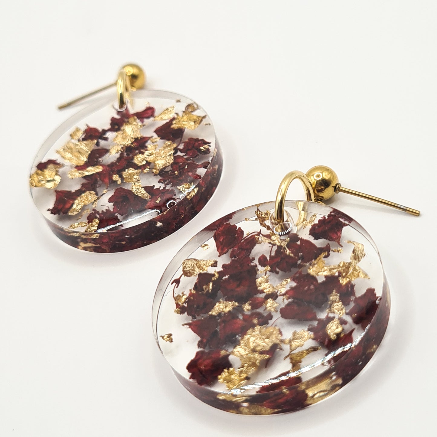Bordeaux Scheveningen Full Circle Earrings