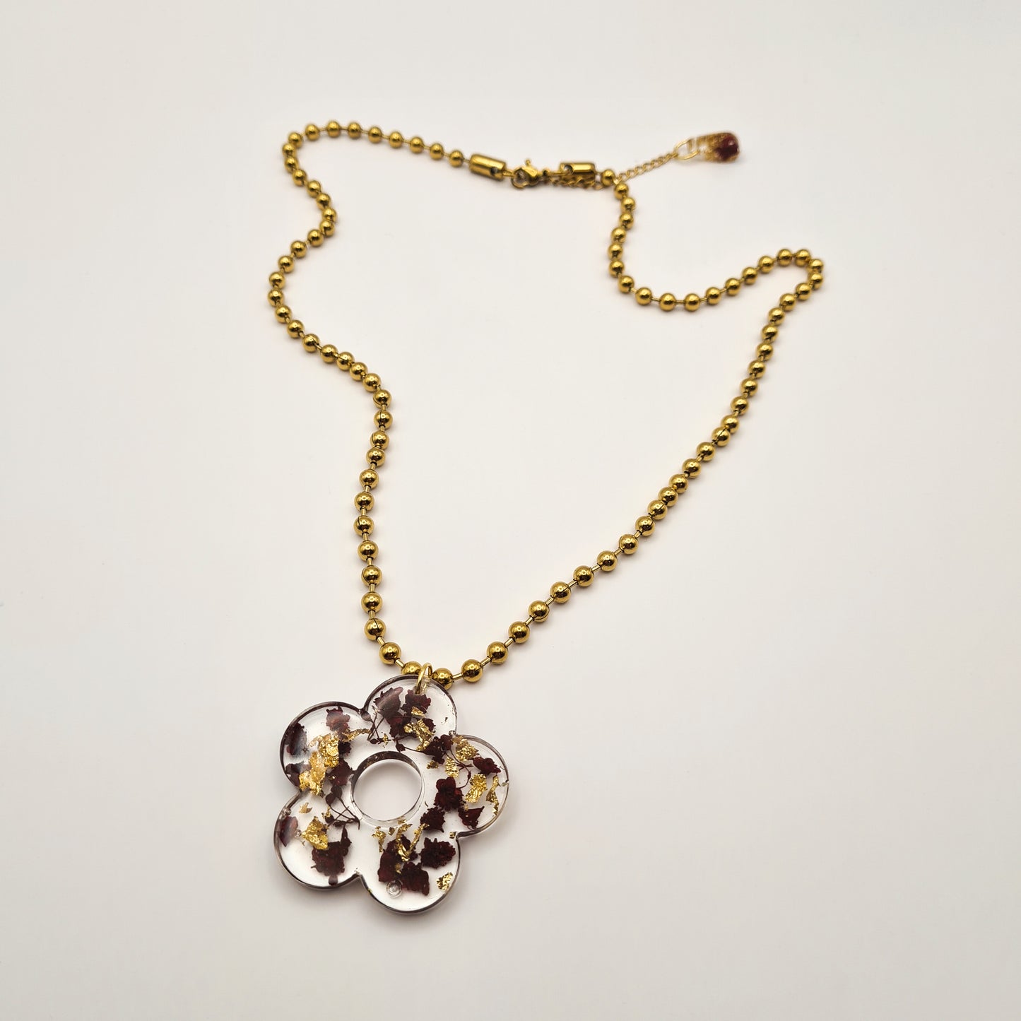 Bordeaux Scheveningen Fleur Ketting