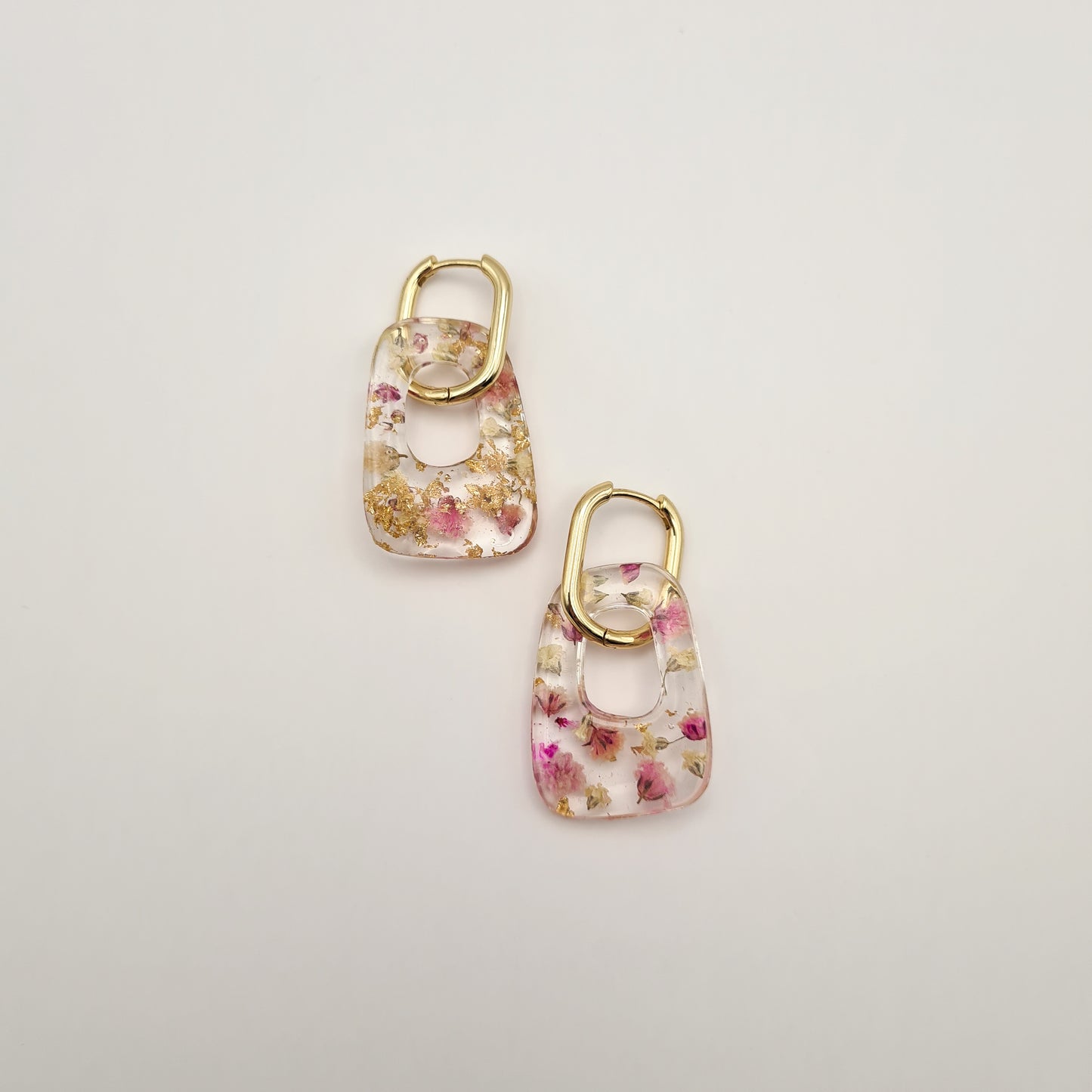 Spring Awakening Square Hoop Earrings