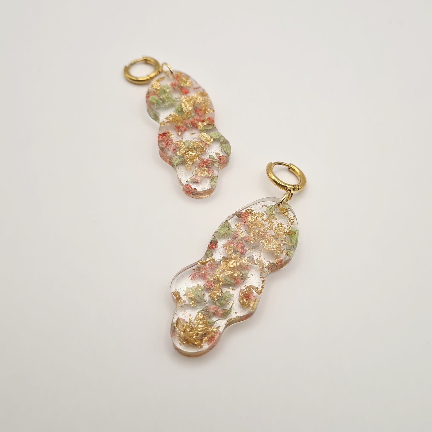 Strawberry Matcha Organic Earrings