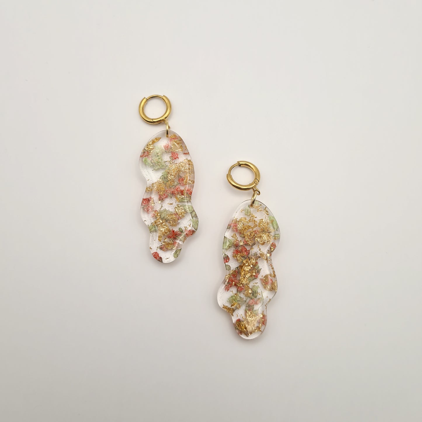 Strawberry Matcha Organic Earrings