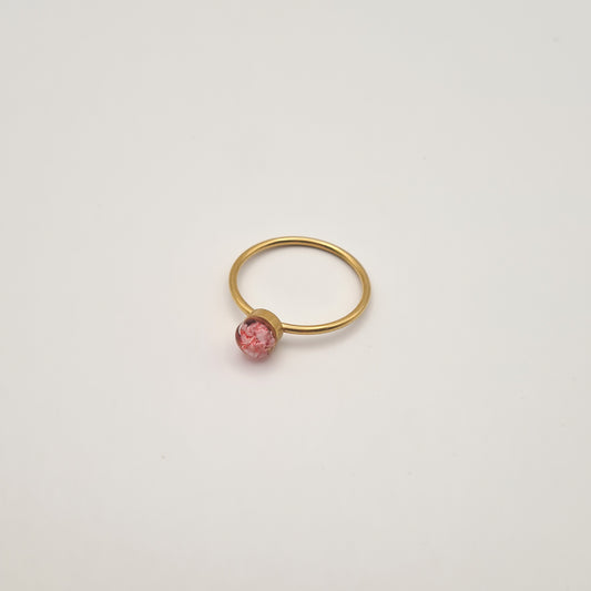 Strawberry Matcha Pink Ring