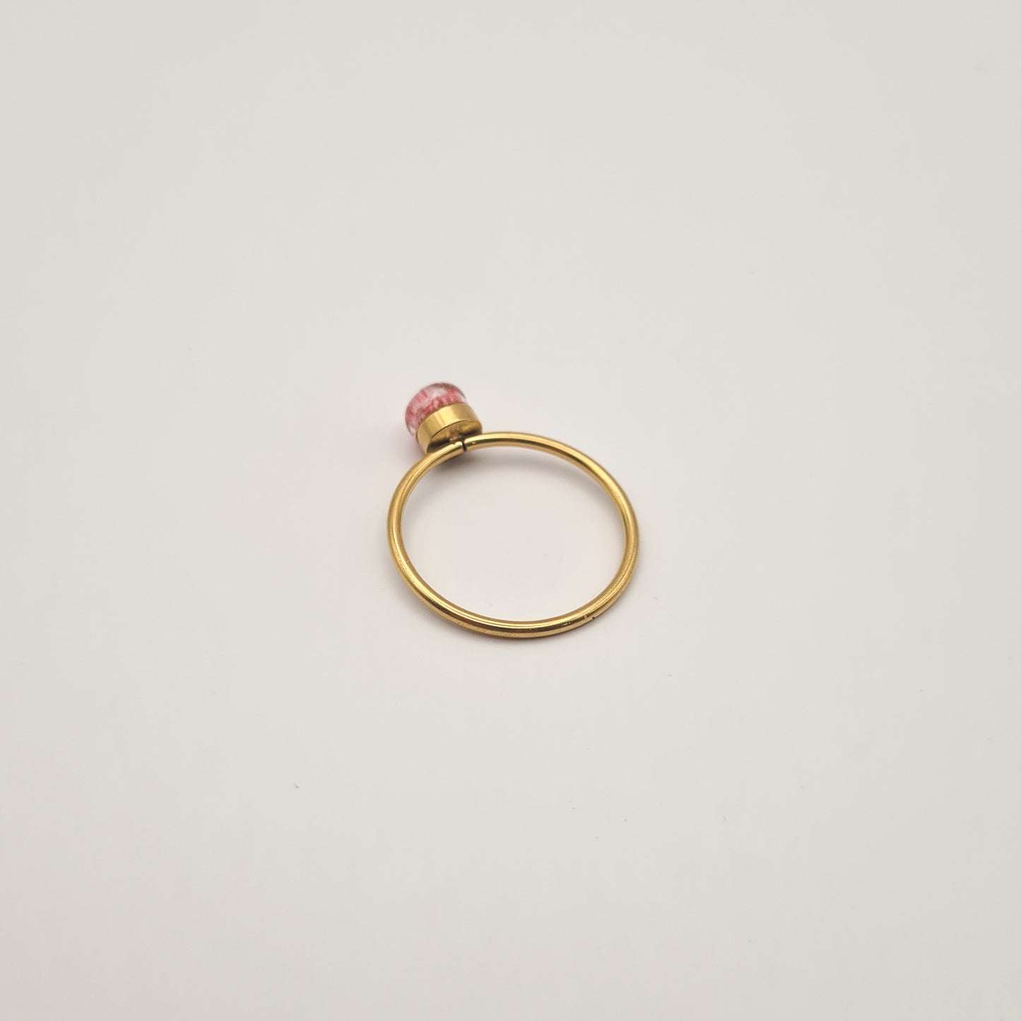 Strawberry Matcha Pink Ring