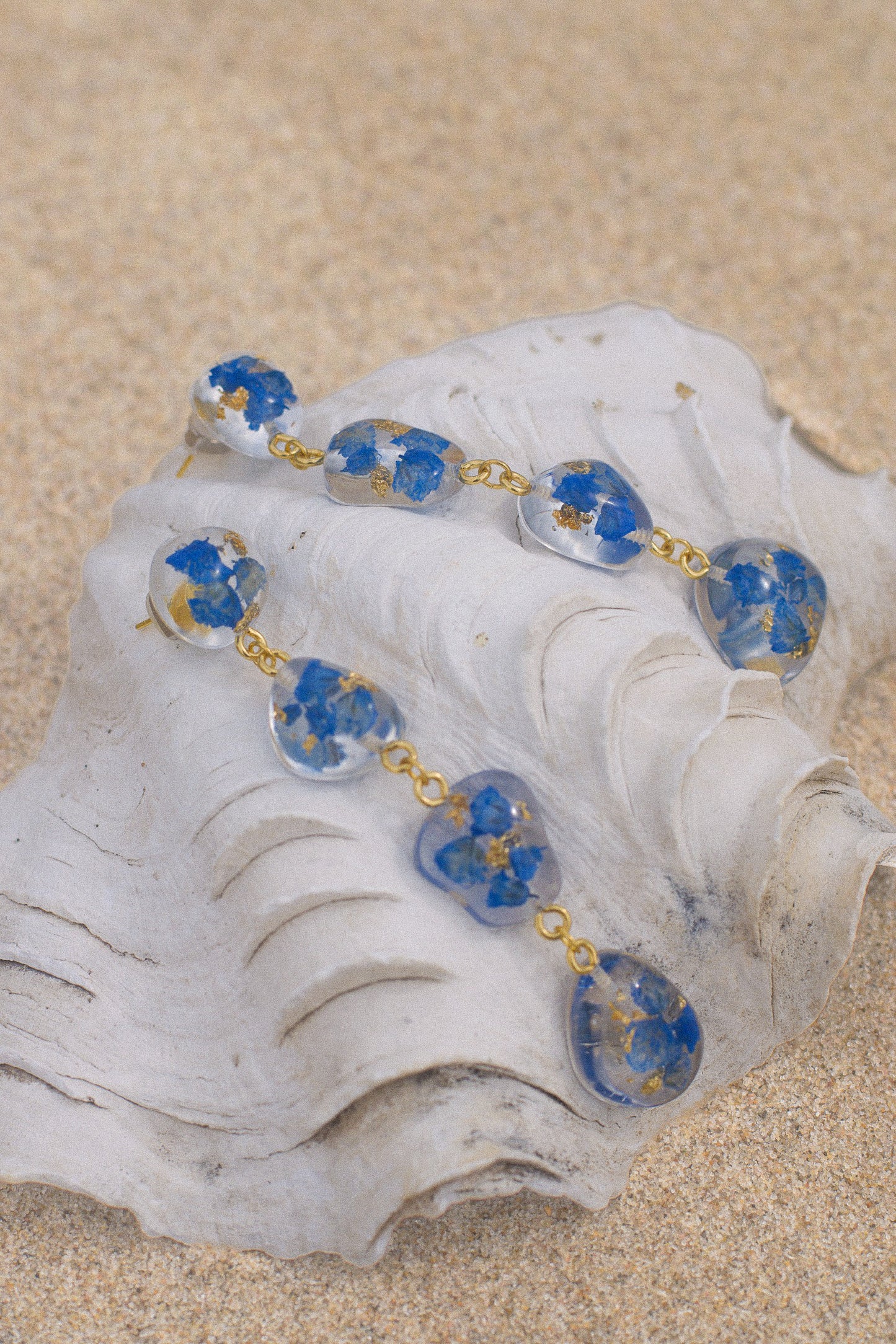 The Tide Small Pebble 4-Drop Earrings