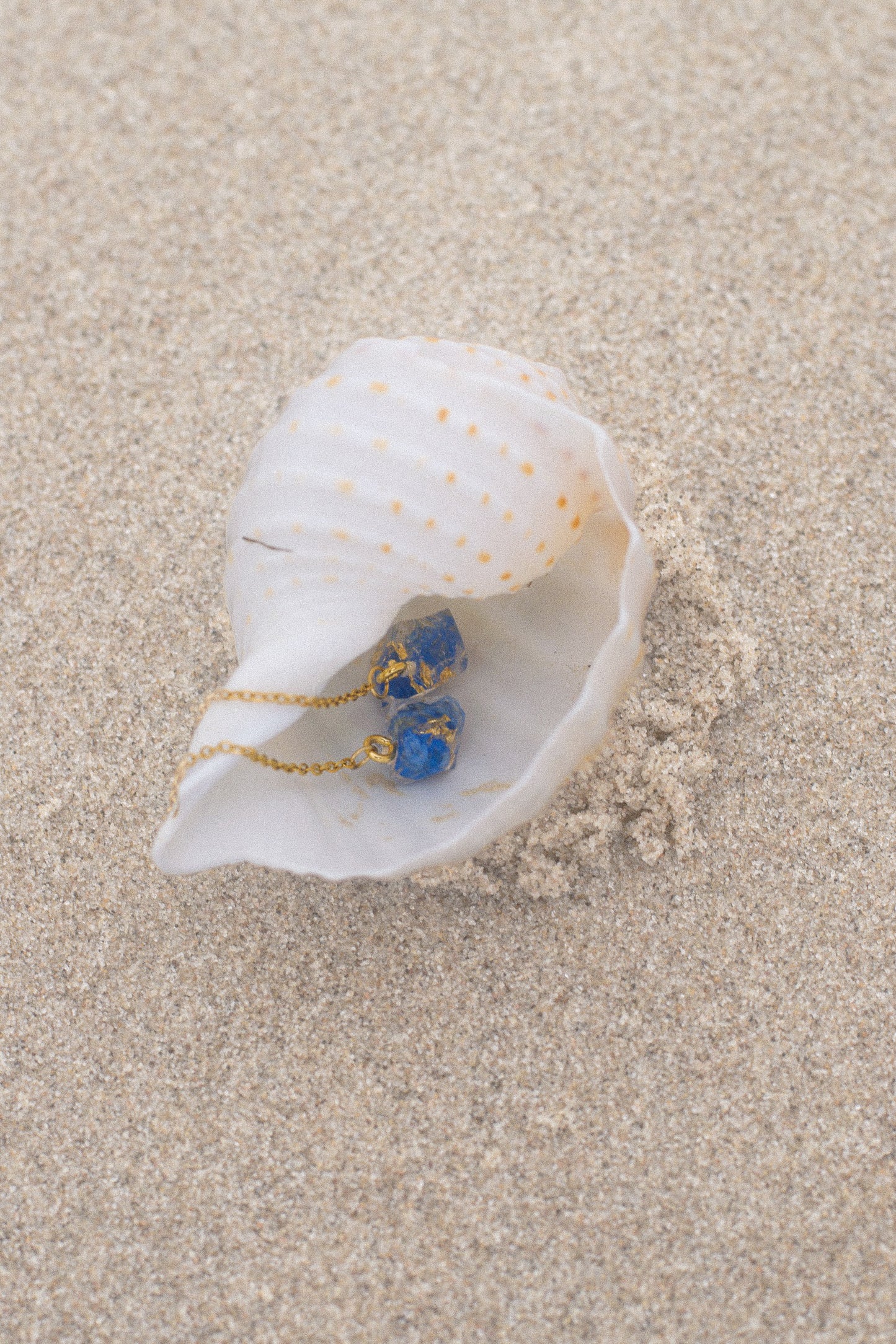 The Tide Crystal Mini Threader Oorbellen