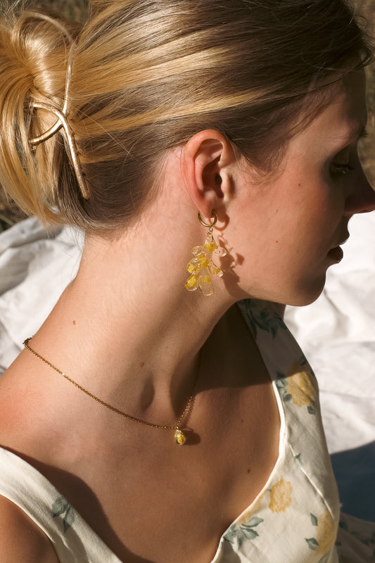 Limoncello Romance Organic Earrings
