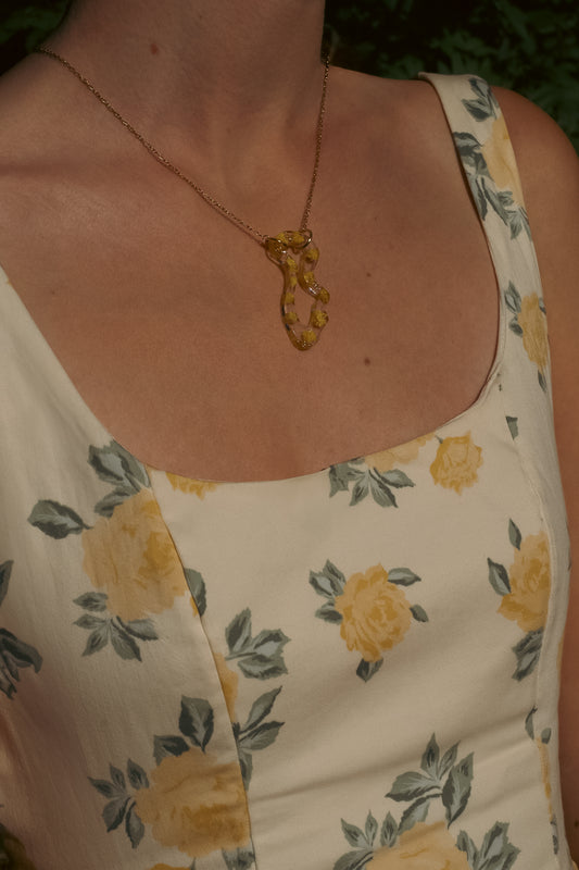Limoncello Romance Organic Necklace