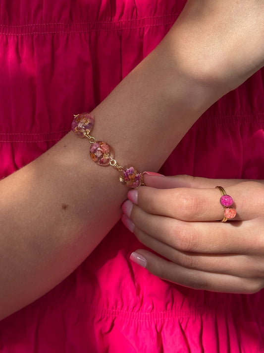 The Blossom Chapter Coral Ring