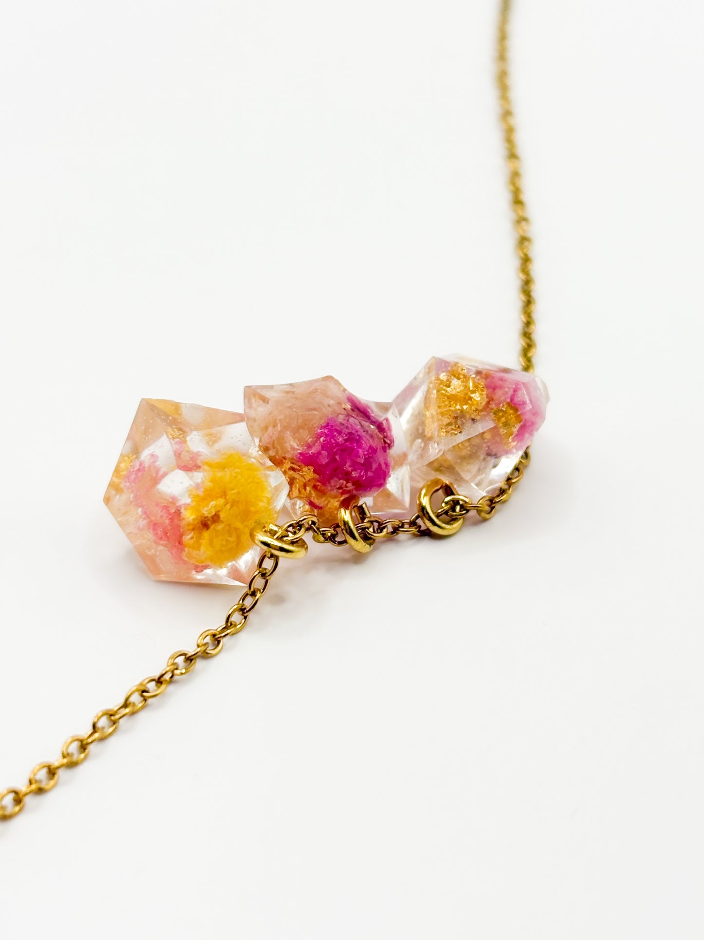 Late Bloomers Crystal Cluster Necklace