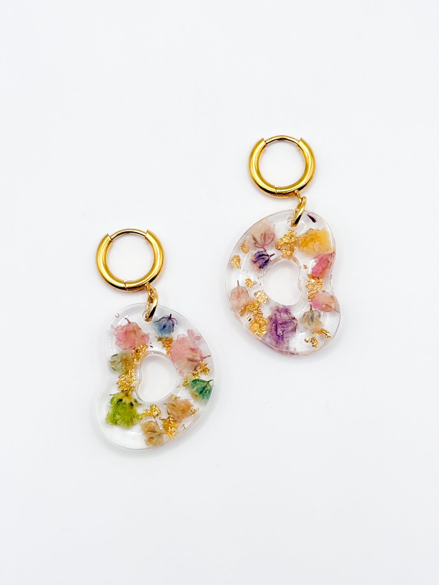 Late Bloomers Flat Pebble Earrings