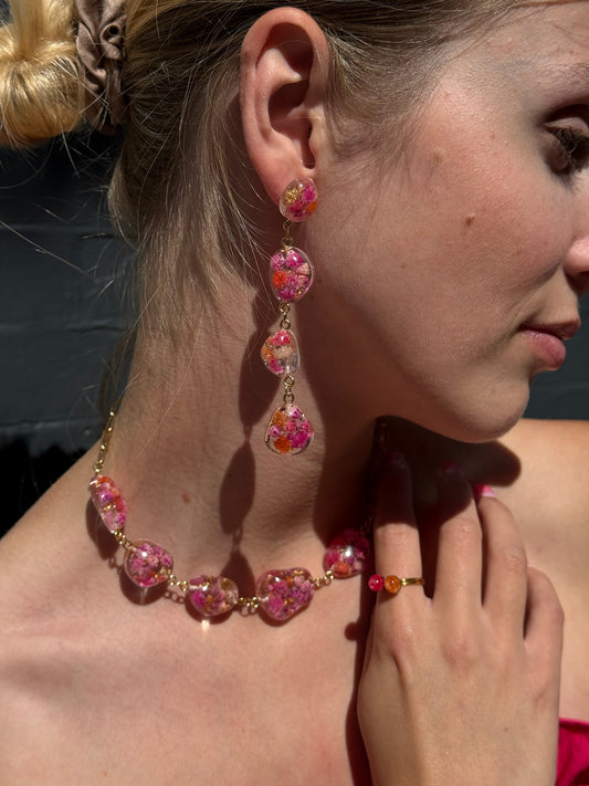 The Blossom Chapter Small Pebble 4-Drop Oorbellen