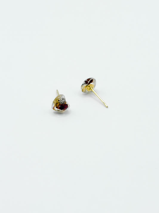 The Final Chapter Mini Heartbeat Stud Earrings