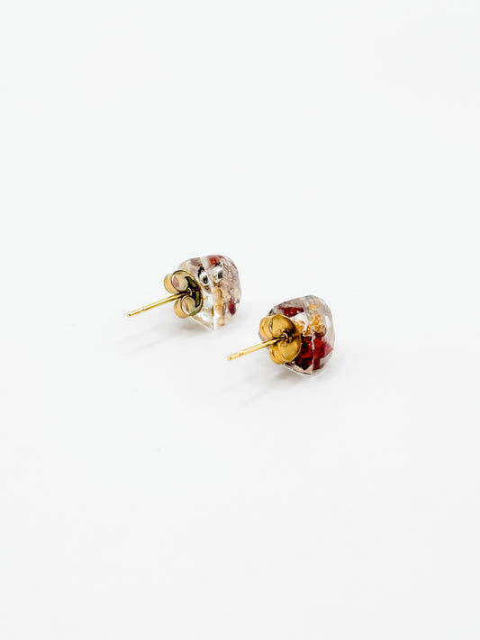 The Final Chapter Diamond Cut Stud Earrings
