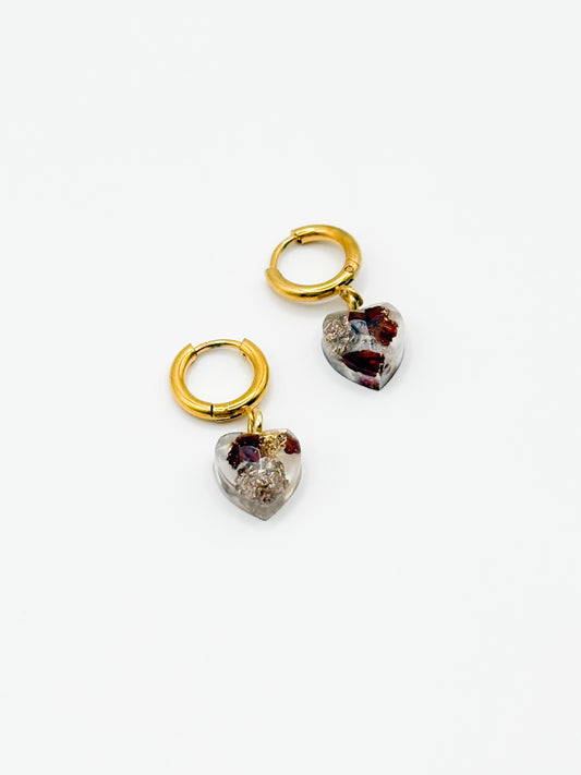 The Final Chapter Mini Heartbeat Earrings