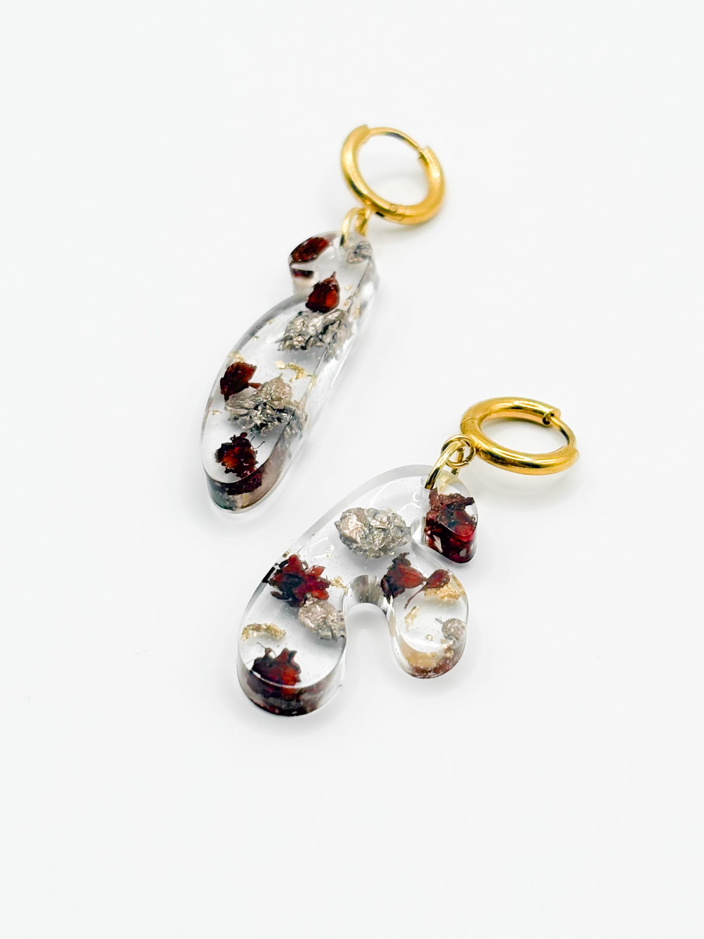 The Final Chapter Mini Asymmetric Organic Earrings