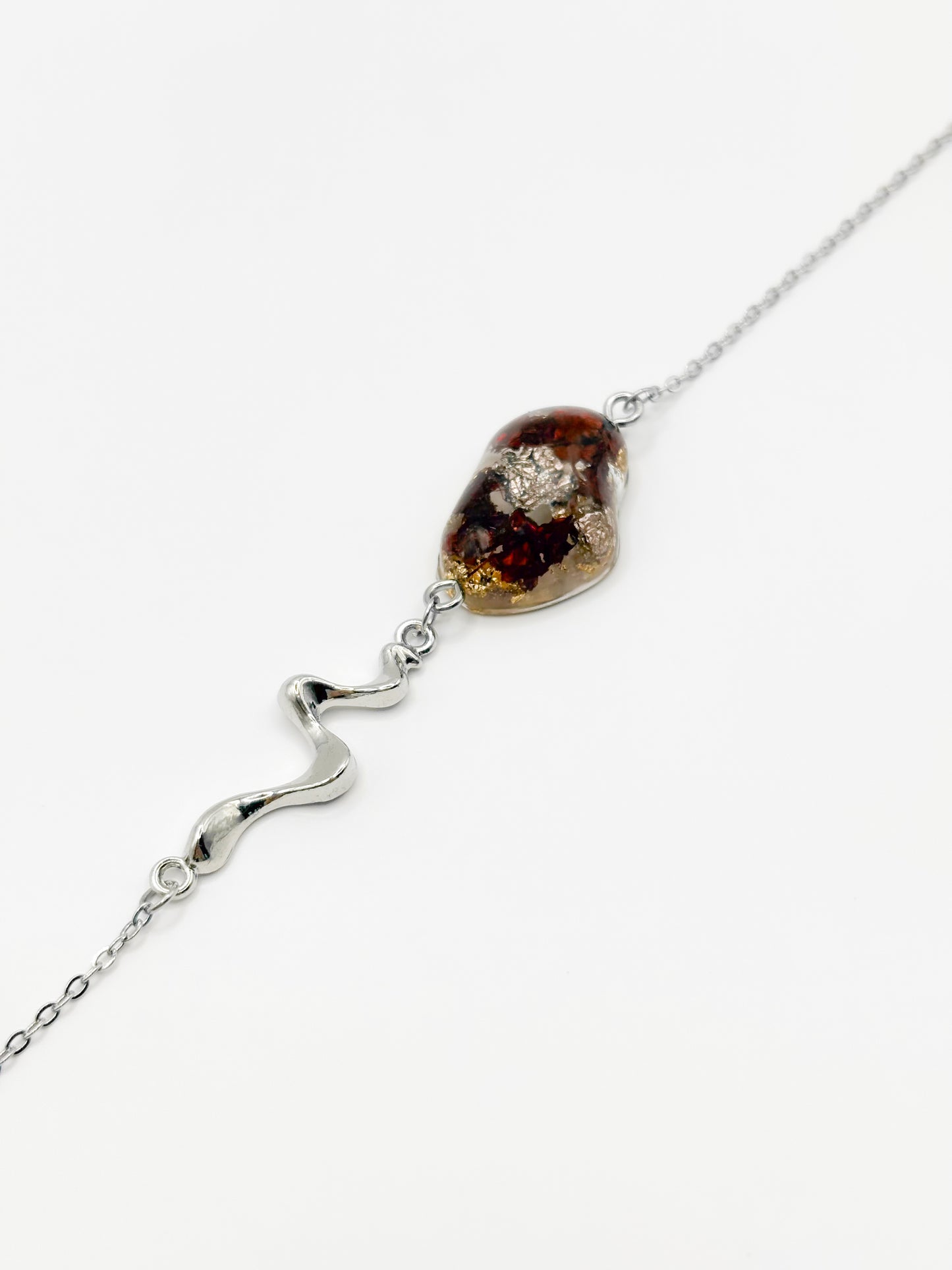 The Final Chapter Liquid Pebble Necklace