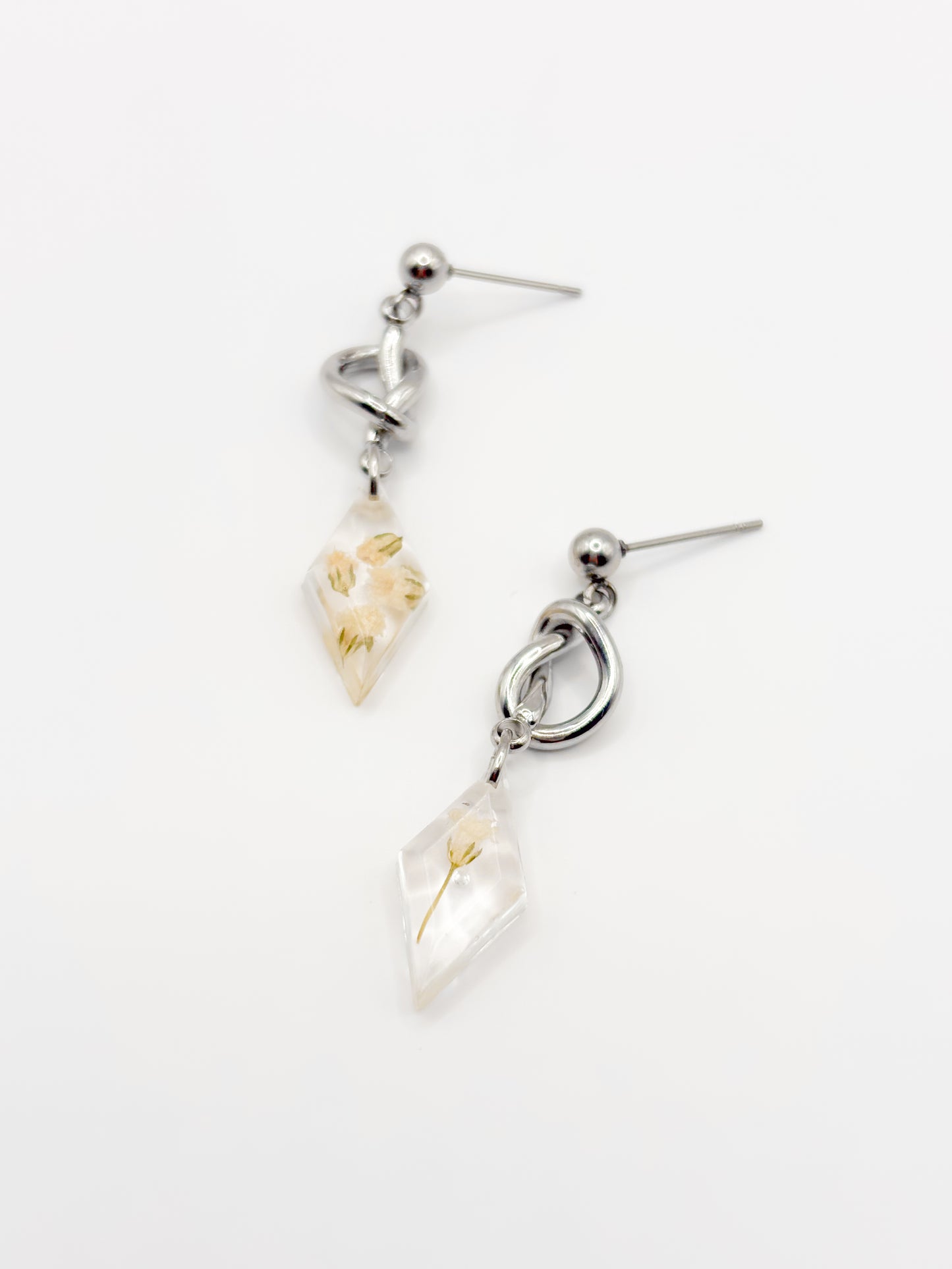 The Classics Diamond Knot Drop Earrings