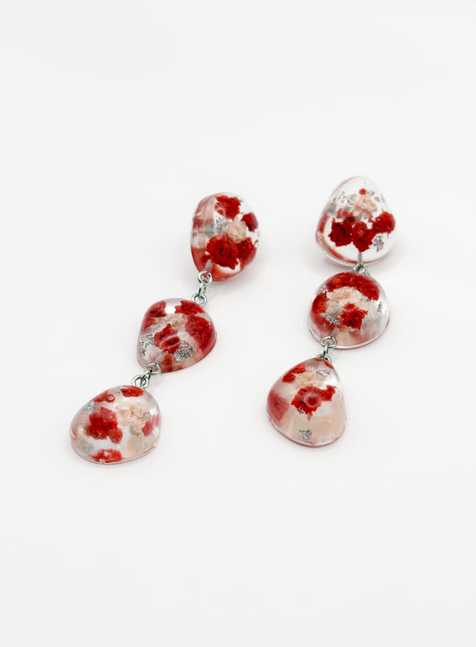 Mon Chéri Large Pebble 3-Drop Earrings