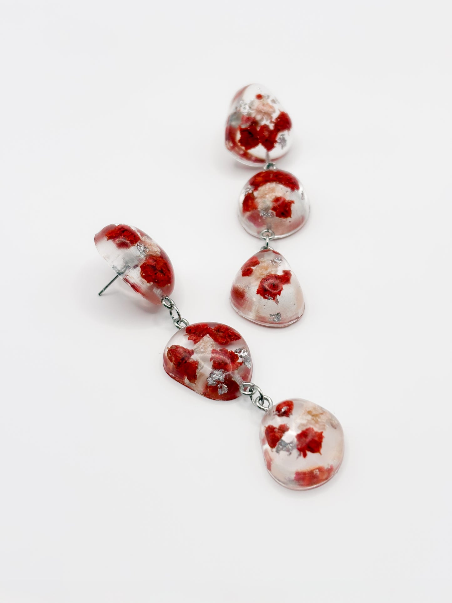 Mon Chéri Large Pebble 3-Drop Earrings
