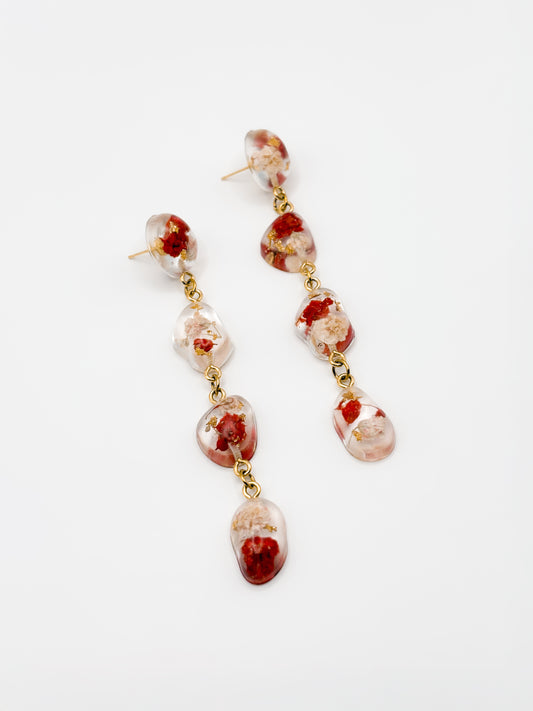 Mon Chéri Small Pebble 4-Drop Earrings