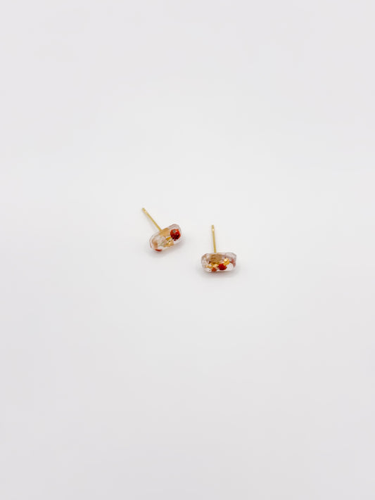 Mon Chéri Mini Emerald Cut Stud Earrings