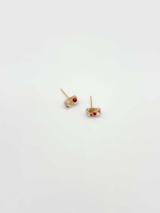 Mon Chéri Mini Emerald Cut Stud Earrings