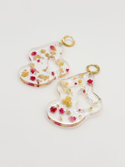 Strawberry Lemonade Organic Earrings