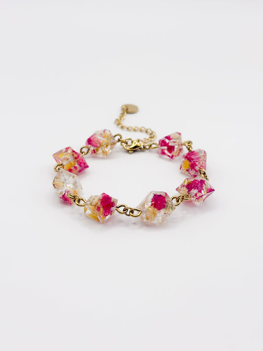 Strawberry Lemonade Crystal Bracelet