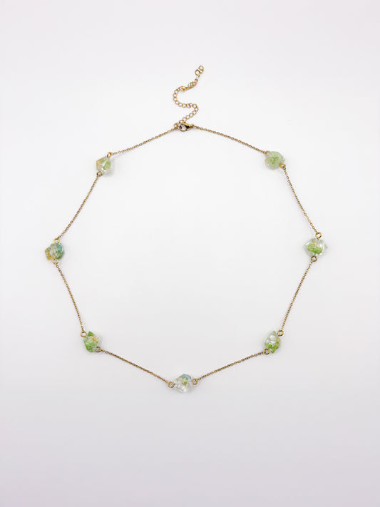 Forgotten Gardens Crystal Strand Necklace