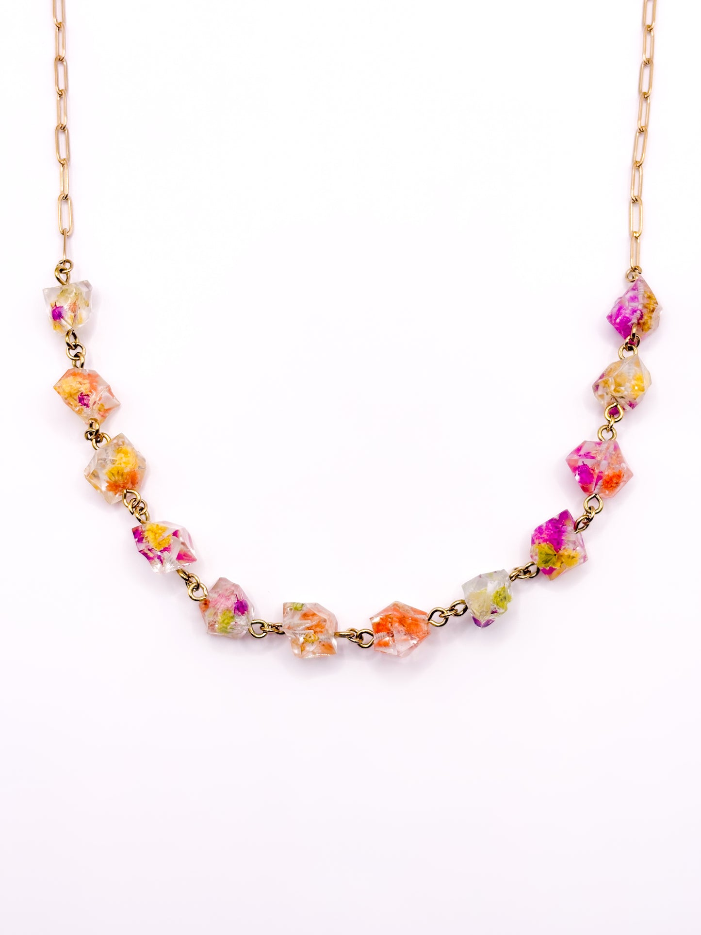Fleur de Soleil Crystal Necklace