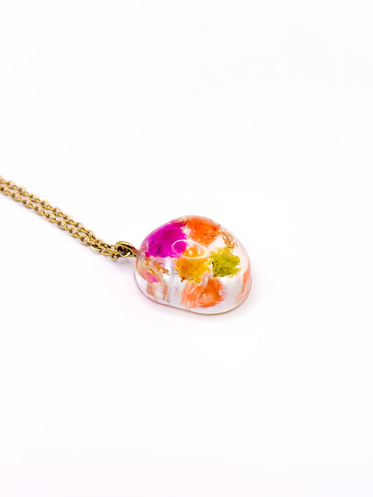 Fleur de Soleil Pebble Necklace