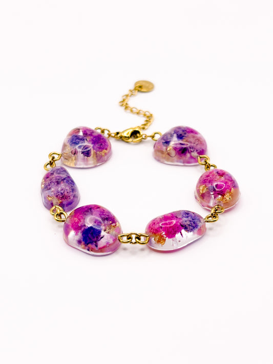La Vie en Violet Pebble Bracelet