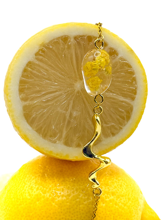 Limoncello Romance Liquid Pebble Ketting