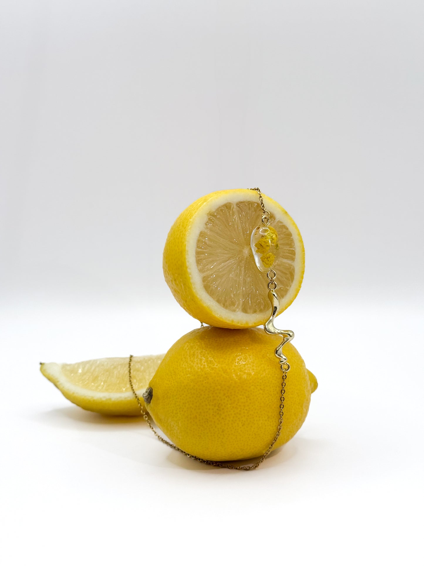 Limoncello Romance Liquid Pebble Ketting