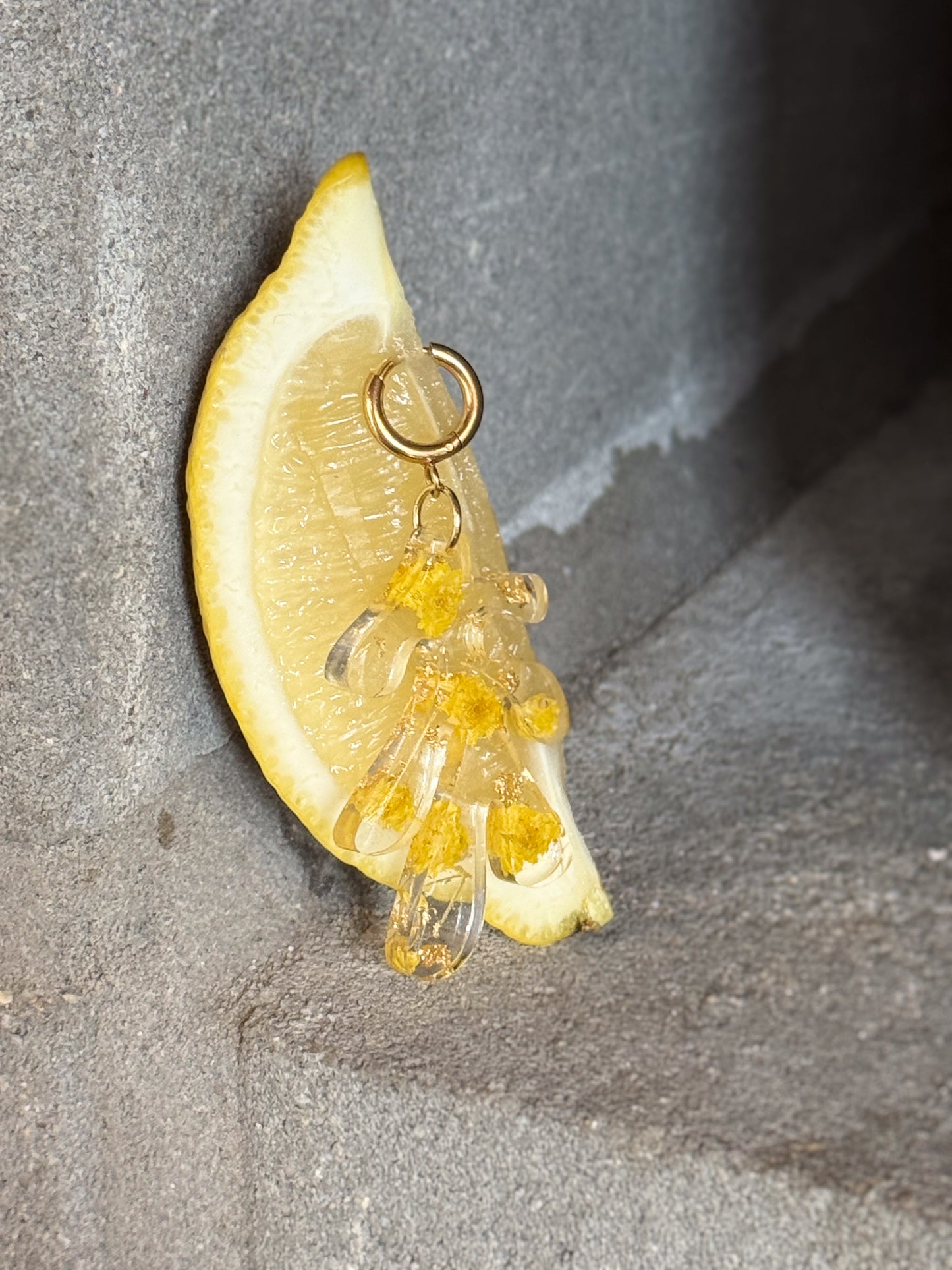 Limoncello Romance Organic Oorbellen