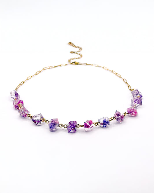 La Vie en Violet Crystal Necklace