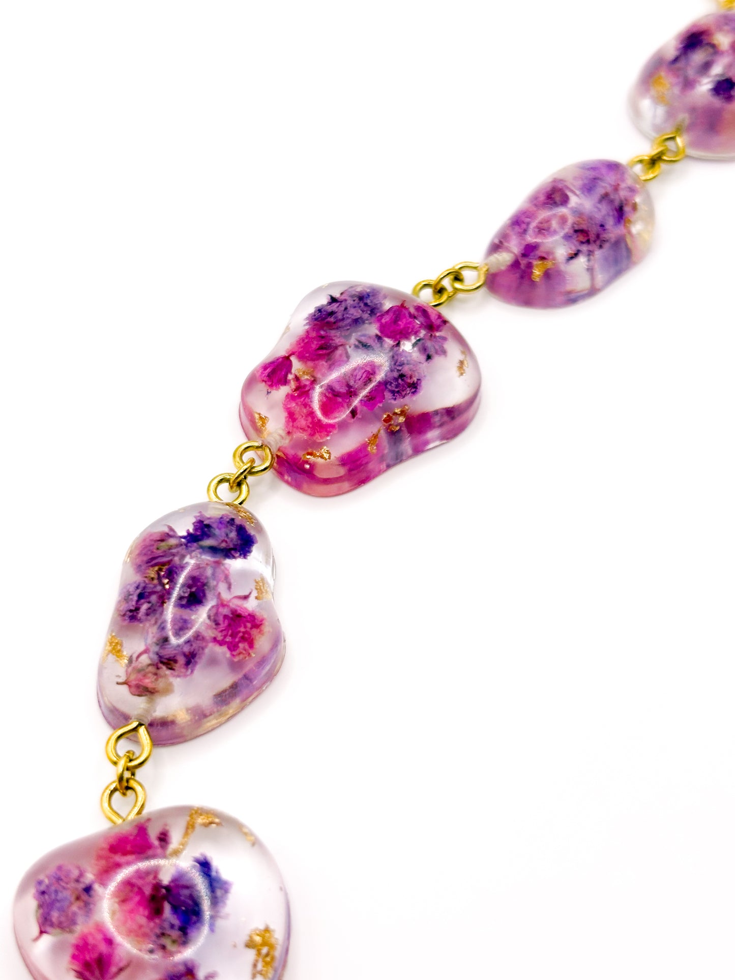 La Vie en Violet Pebble Necklace