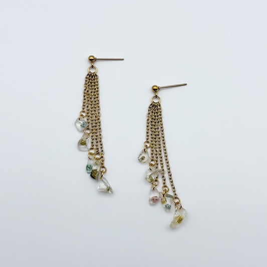 Jardin d'Été Chandelier Drop Oorbellen