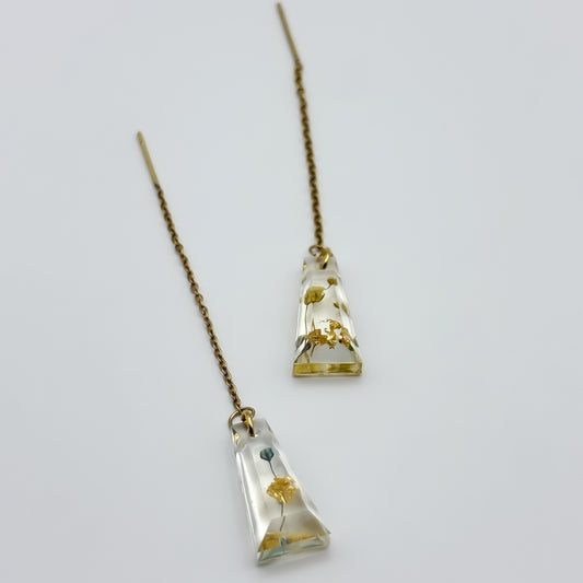 Jardin d'Été Tapered Mini Threader Earrings