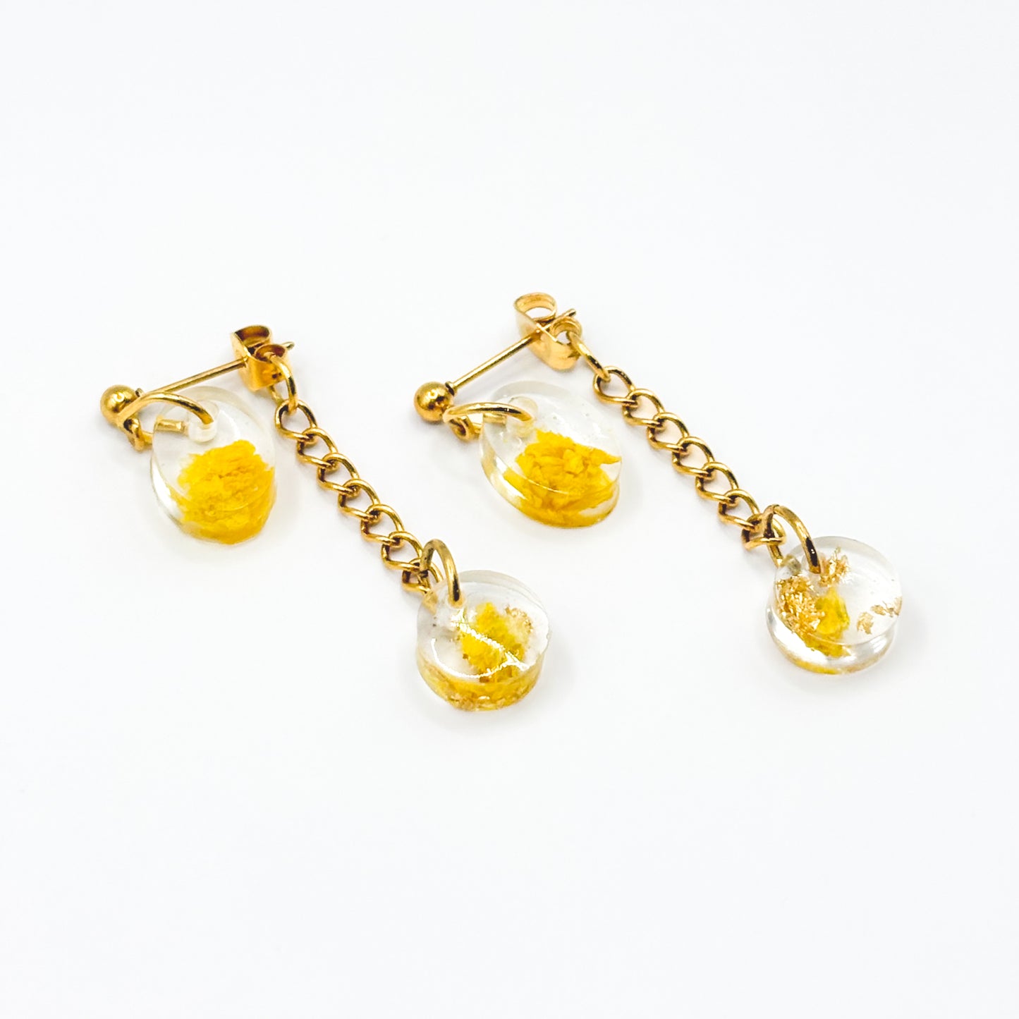 Limoncello Romance Mini Circlet Oval Oorbellen