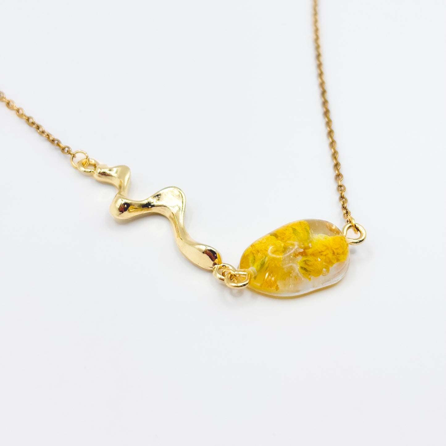 Limoncello Romance Liquid Pebble Ketting