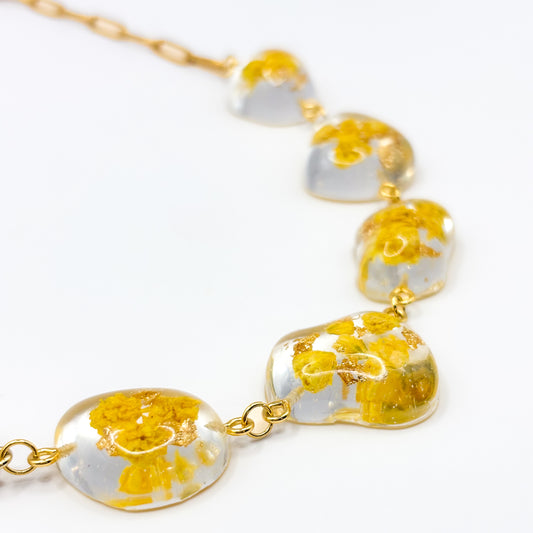 Limoncello Romance Large Pebble Ketting