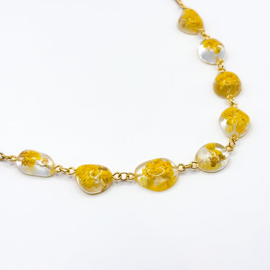 Limoncello Romance Small Pebble Ketting