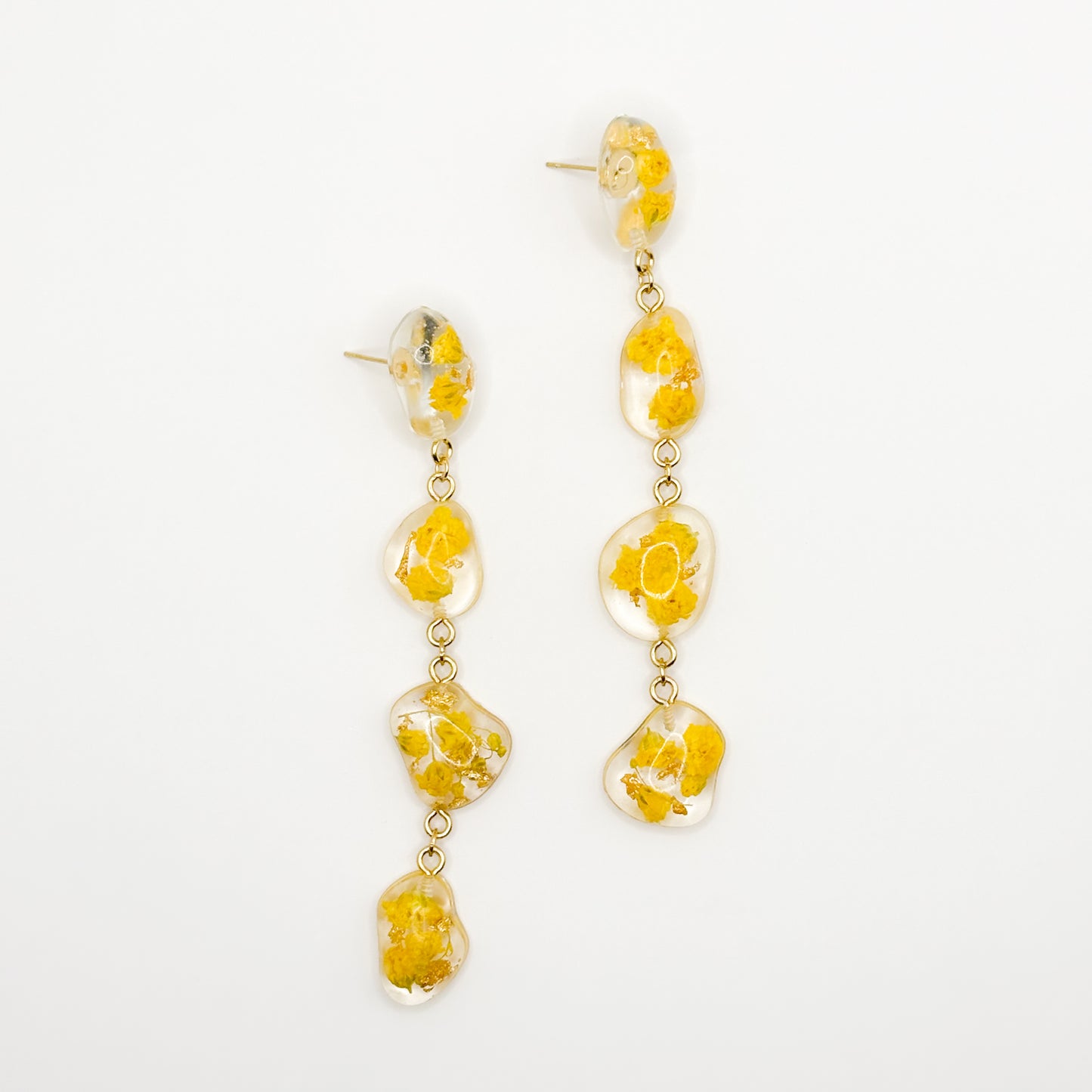 Limoncello Romance Small Pebble Drop Oorbellen