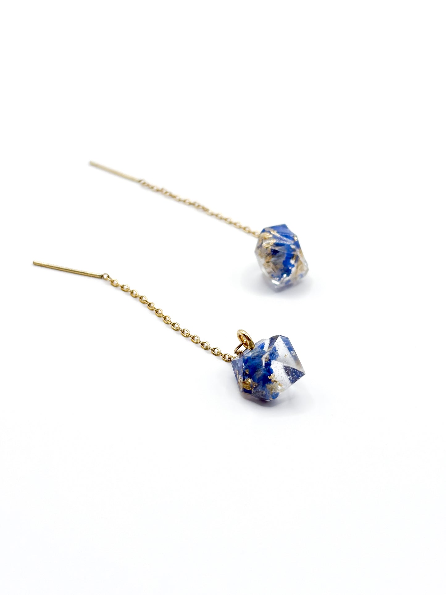 The Tide Crystal Mini Threader Oorbellen