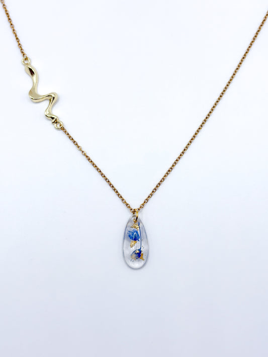 The Tide Liquid Teardrop Necklace