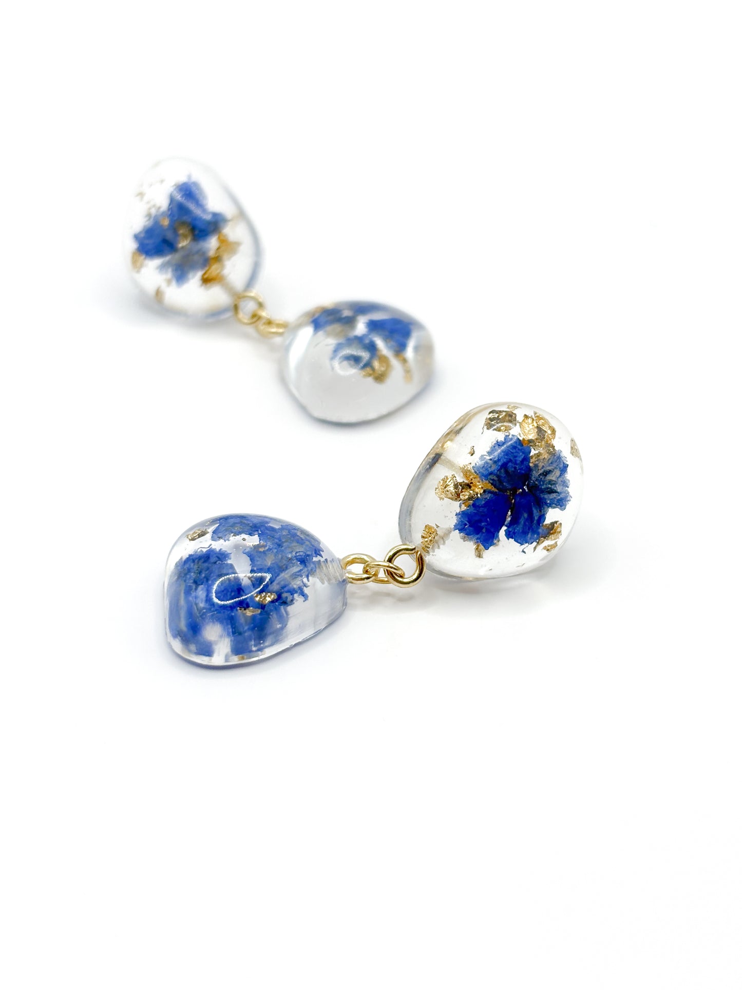 The Tide Small Pebble 2-Drop Earrings